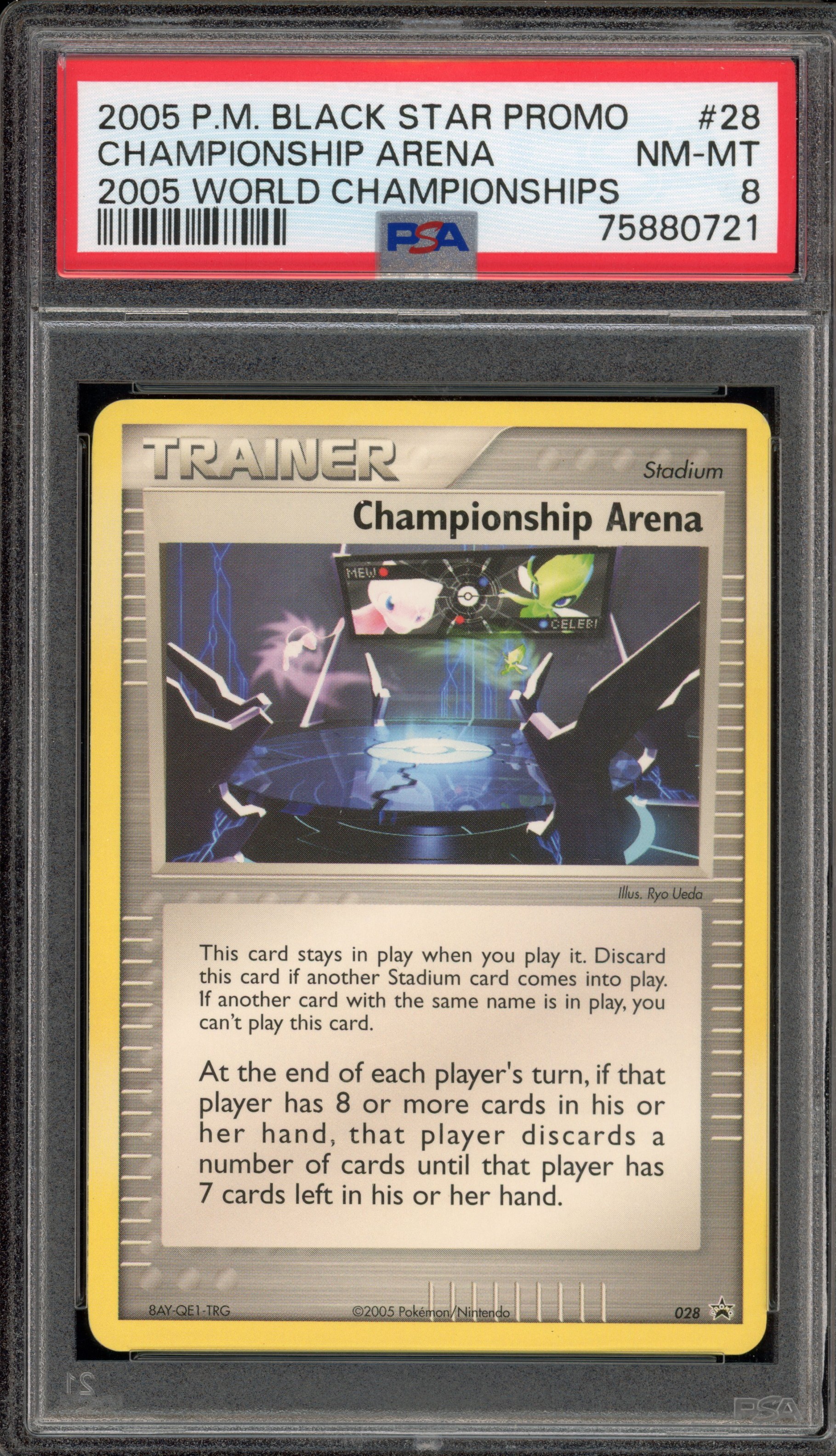 Pokemon Championship Arena 2005 World Championships Promo #28 PSA 8